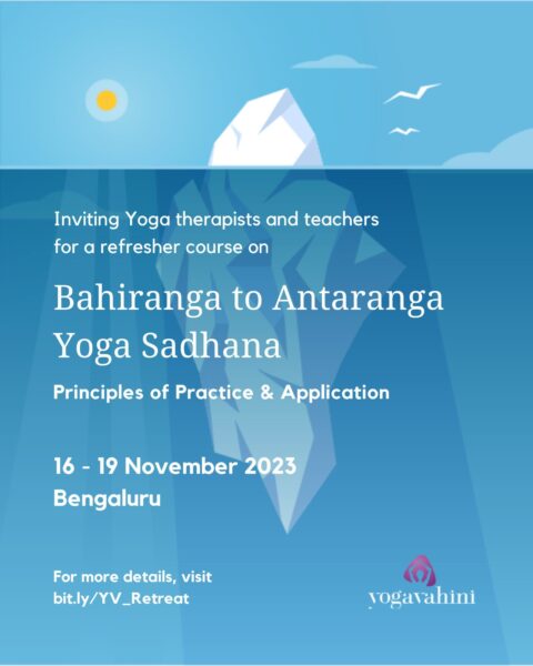 Refresher course for yoga teachers and therapists